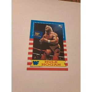 1987 Topps WWF Hulk Hogan Trading Card #3 Vintage Wrestling